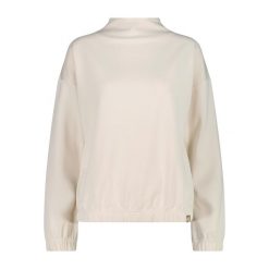 Kurtka z kołnierzem w satynowym modalowym dla kobiet CMP. Białe kurtki damskie CMP, bez wzorów, z satyny, bez kaptura. Za 308.00 zł.