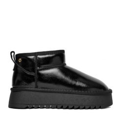 Śniegowce Eva Minge. Czarne śniegowce i trapery damskie Eva Minge. Za 299.99 zł.