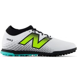 Turfy męskie New Balance TEKELA MAGIQUE TF V4+ ST3TH45 – białe. Białe buty sportowe męskie New Balance, z materiału, bez zapięcia, na fitness i siłownię. Za 199.99 zł.