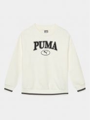 Puma Bluza Squad 676442 Écru Regular Fit. Bluzy dla dziewczynek Puma, bez wzorów, z bawełny, bez ramiączek, bez kaptura. Za 149.99 zł.