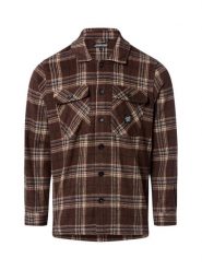 Santa Cruz koszula casual - Lodge Shirt Mężczyźni Comfort Fit brązowy, S. Brązowe koszule męskie SANTA CRUZ, m, bez wzorów, casualowe, bez kołnierzyka, bez ramiączek. Za 229.95 zł.