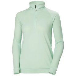 Sweter damski 1/2 z zamkiem błyskawicznym Helly Hansen Inshore. Zielone bluzy sportowe damskie Helly Hansen, bez wzorów, bez kaptura, żeglarskie. Za 300.00 zł.