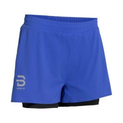 Szorty damskie Daehlie Sportswear Run 365. Niebieskie szorty sportowe damskie DAEHLIE, na lato, l, bez wzorów, z materiału, do biegania. Za 362.50 zł.