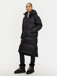 4F Kurtka puchowa 4FWAW24TDJAF465 Czarny Loose Fit. Czarne kurtki damskie 4f, m, bez wzorów, z puchu, bez kaptura. Za 699.99 zł.