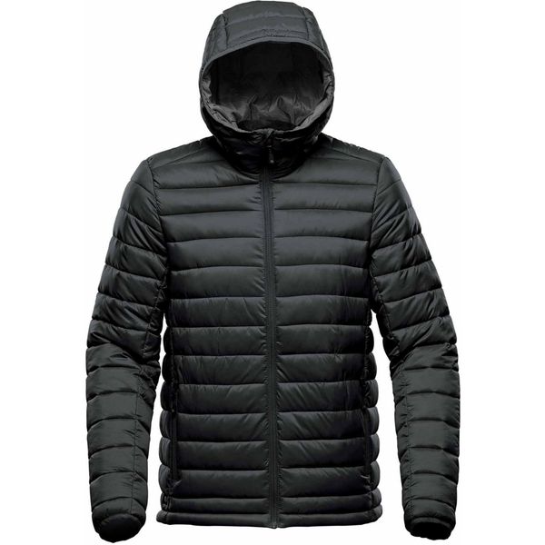 Męska Kurtka Ocieplana Stavanger. Czarne kurtki męskie STORMTECH, m, bez wzorów, z materiału, z kapturem. Za 537.99 zł.