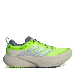 Buty do biegania adidas. Zielone buty sportowe męskie Adidas, bez zapięcia, do biegania. Za 664.99 zł.