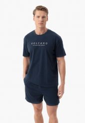 Piżama dwuczęściowa gładka U-REM. Piżamy męskie Volcano, l, bez wzorów, z bawełny, bez ramiączek, krótkie. Za 99.99 zł.