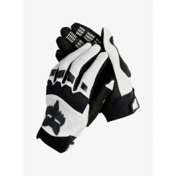 Rękawiczki rowerowe męskie Fox Dirtpaw Glove. Białe rękawiczki męskie FOX, bez wzorów, sportowe. Za 197.99 zł.