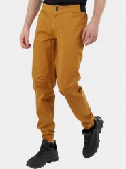 Spodnie sportowe męskie Fundango Python Climbing. Żółte spodnie sportowe męskie Fundango, m, bez wzorów, z bawełny, na fitness i siłownię. Za 399.00 zł.
