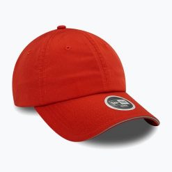 Czapka z daszkiem damska New Era Wmns Open Back Cap. Czerwone czapki i kapelusze damskie New Era, na zimę, bez wzorów. Za 139.99 zł.