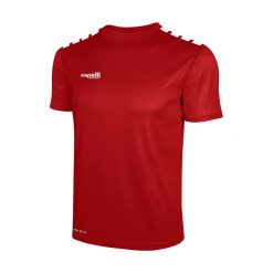 Koszulka piłkarska męska Cappelli Cs One Adult Jersey SS. Białe koszulki sportowe męskie CAPELLI SPORT, m, bez wzorów, z jersey, bez kołnierzyka, bez ramiączek, do piłki nożnej. Za 47.99 zł.