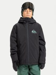 Quiksilver Kurtka snowboardowa Mission EQBTJ03230 Czarny Regular Fit. Czarne kurtki i płaszcze dla chłopców Quiksilver, bez wzorów, z syntetyku, sportowe, bez kaptura. Za 329.99 zł.