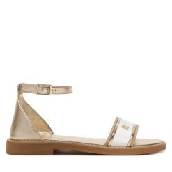 Sandały Tommy Hilfiger. Żółte sandały dziewczęce Tommy Hilfiger, bez zapięcia. Za 539.99 zł.