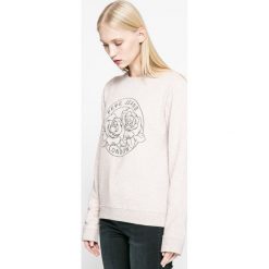 Pepe Jeans - Bluza. Szare bluzy damskie Pepe Jeans, z nadrukiem, z bawełny. Za 259.90 zł.