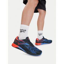 Buty na siłownię Reebok. Niebieskie buty sportowe męskie Reebok, bez zapięcia, na fitness i siłownię. Za 599.99 zł.