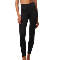 Legginsy sportowe Cardio RTW. Czarne legginsy sportowe damskie TRIACTION, bez wzorów, z elastanu, z podwyższonym stanem. Za 276.50 zł.