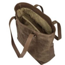 Torebka Toscanio TOS G168_D40 beżowy. Brązowe torebki shopper damskie Toscanio, bez wzorów, bez dodatków. Za 280.42 zł.
