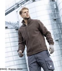 Ardon 450 - bluza polarowa - Brązowy H9432 3XL. Brązowe bluzy męskie Ardon, m, bez wzorów, z polaru, bez kaptura. Za 125.94 zł.