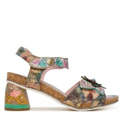 Sandały Laura Vita. Sandały damskie Laura Vita, bez wzorów, bez obcasa, na słupku, bez zapięcia. Za 439.99 zł.