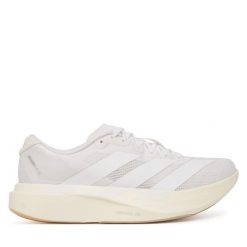 Buty do biegania adidas. Białe buty sportowe męskie Adidas, bez zapięcia, do biegania. Za 649.99 zł.