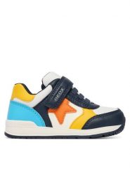 Geox Sneakersy B Rishon Boy B560RA 054FU C0664 Kolorowy. Buty sportowe chłopięce Geox, bez wzorów, ze skóry, bez zapięcia. Za 209.99 zł.