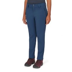 Spodnie softshellowe damskie Rab Women's Incline Pants. Niebieskie spodnie sportowe damskie RAB, l, bez wzorów, trekkingowe. Za 414.99 zł.
