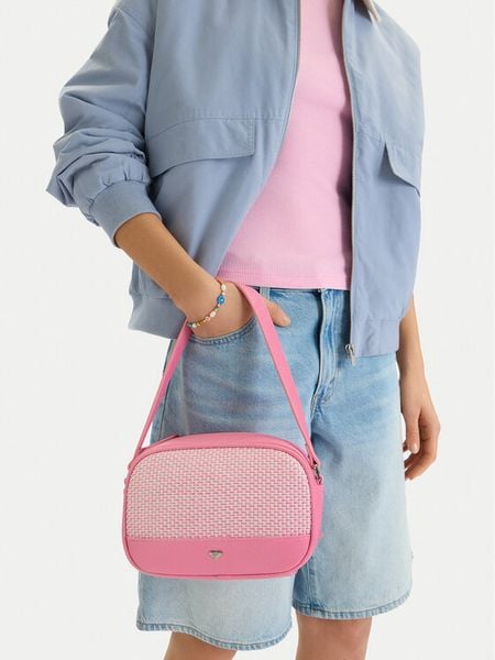 Roxy Torebka CEO-ROXY-L-001-09 Różowy. Czerwone torebki do ręki damskie Roxy, bez wzorów, z materiału, bez dodatków. Za 139.99 zł.