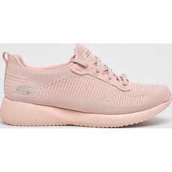 Skechers - Buty. Szare obuwie sportowe damskie Skechers, z materiału. W wyprzedaży za 199.90 zł.