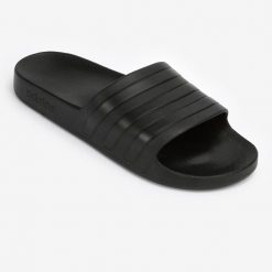 Second Life - Klapki basenowe ADIDAS Adilette Aqua - Stan Doskonały. Czarne klapki męskie Adidas, z materiału, eleganckie. Za 67.99 zł.