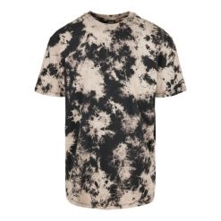 Męska Koszulka Bleached Oversized T-shirt. Czarne t-shirty męskie Urban Classics, l, bez wzorów, bez kołnierzyka. Za 84.99 zł.