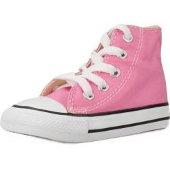 Buty CONVERSE CT ALL STAR HI Rose. Czerwone obuwie sportowe damskie Converse, bez wzorów, z materiału, na fitness i siłownię. Za 174.99 zł.