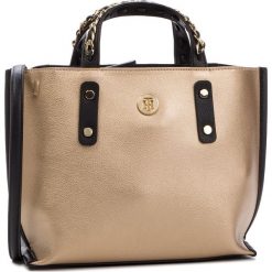 Torebka TOMMY HILFIGER - Chain Small To AW0AW05818 904. Żółte torebki do ręki damskie Tommy Hilfiger, ze skóry ekologicznej. Za 649.00 zł.