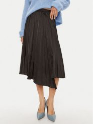 DKNY Spódnica plisowana P4ENTQBW Czarny Regular Fit. Czarne spódnice damskie DKNY, m, bez wzorów, z syntetyku, plisowane. Za 299.99 zł.