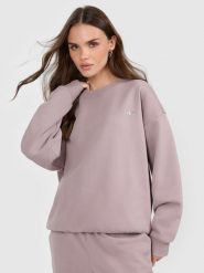 4F Bluza dresowa nierozpinana bez kaptura damska - beżowa XS. Brązowe bluzy damskie 4f, uniwersalny, bez wzorów, z dresówki, bez kaptura. Za 149.99 zł.