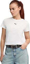 Puma Koszulka damska Puma Ess Centered Cat Logo Tee biała 692916 02 M. Białe t-shirty damskie Puma, m, bez wzorów, bez kołnierzyka. Za 106.91 zł.