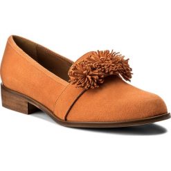 Lordsy SOLO FEMME - 96613-05-H49/000-03-00 Pomarańczowy. Brązowe mokasyny damskie Solo Femme, z materiału. W wyprzedaży za 219.00 zł.