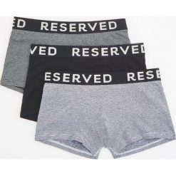 3 pack bokserek - Czarny. Czarne bokserki męskie Reserved. Za 59.99 zł.