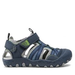 Sandały Gioseppo. Niebieskie sandały chłopięce Gioseppo, bez zapięcia. Za 170.99 zł.