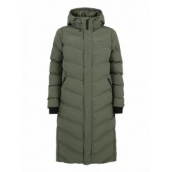 Płaszcz damski Protest Prtbankso. Zielone płaszcze damskie Protest, m, bez wzorów, eleganckie, bez kaptura. W wyprzedaży za 814.50 zł.