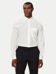 Armani Exchange Koszula 6DZC21 ZN2VZ 1116 Écru Slim Fit. Koszule męskie Armani Exchange, m, bez wzorów, z bawełny, bez kołnierzyka, bez ramiączek. Za 239.99 zł.
