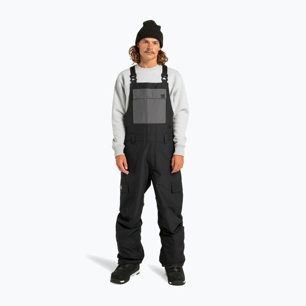 Spodnie snowboardowe męskie DC Docile Bib. Czarne spodnie snowboardowe męskie DC Shoes, m, bez wzorów, z materiału, narciarskie. Za 789.99 zł.