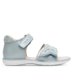 Sandały Lasocki Kids. Niebieskie sandały dziewczęce Lasocki Kids, bez zapięcia. Za 89.99 zł.