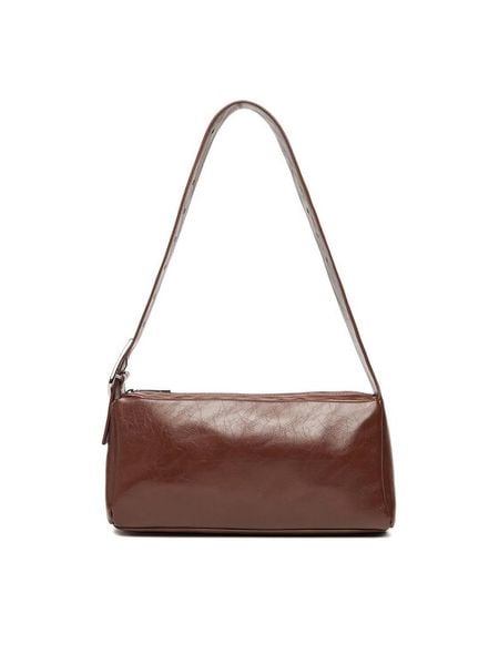 JENNY Torebka C-JNY-M-012-08 Brązowy. Brązowe torebki do ręki damskie Jenny, bez wzorów, z materiału, bez dodatków. Za 119.99 zł.