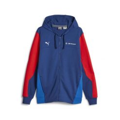 Bluza z kapturem męska Puma BMW MMS HDD w kolorze niebieskim, rozmiar L. Niebieskie bluzy męskie Puma, l, bez wzorów, z bawełny, z kapturem. Za 327.04 zł.