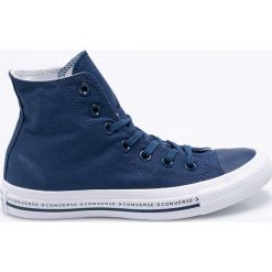 Converse - Trampki. Niebieskie trampki i tenisówki damskie Converse, bez wzorów, z gumy, bez zapięcia. W wyprzedaży za 179.90 zł.