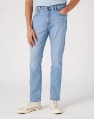WRANGLER LARSTON MĘSKIE SPODNIE JEANSOWE JEANSY THE GRINGO W18S84Z95 112330753. Białe jeansy męskie Wrangler, na lato, biznesowe. Za 229.99 zł.