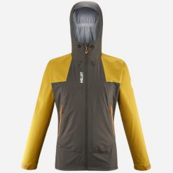 Kurtka trekkingowa męska MILLET M Fitz Roy wodoodporna Zielony. Zielone kurtki męskie Millet, l, bez wzorów, z materiału, z kapturem. Za 744.10 zł.