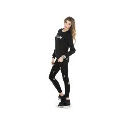 BLUZA CHILLIN LIKE A VILLAIN. Czarne bluzy damskie Heroesque, z wiskozy. Za 129.00 zł.