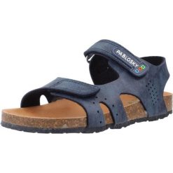 Sandały PABLOSKY 516723P Niebieski. Niebieskie sandały męskie Pablosky, z materiału, bez zapięcia. Za 183.99 zł.