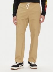 Element Spodnie materiałowe Chillin Classic ELYNP00153 Brązowy Regular Fit. Brązowe spodnie materiałowe męskie Element, l, bez wzorów, z bawełny. Za 189.99 zł.